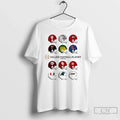 Classic 2025 College Football Playoff Field Toy Team Helmets T-Shirts