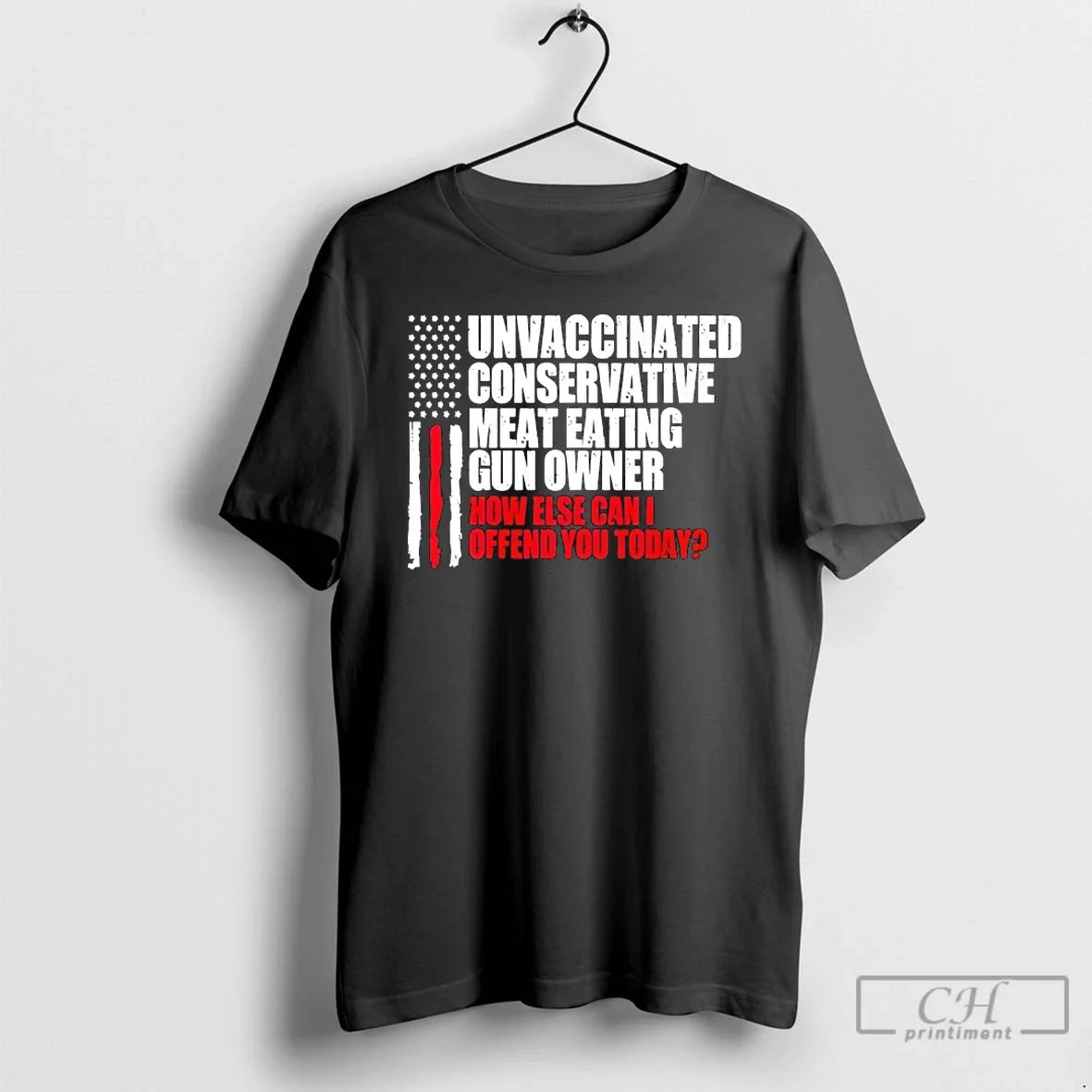 Classic Crews Control Unvaccinated Conservative Meat Eating Gun Owner T-Shirts