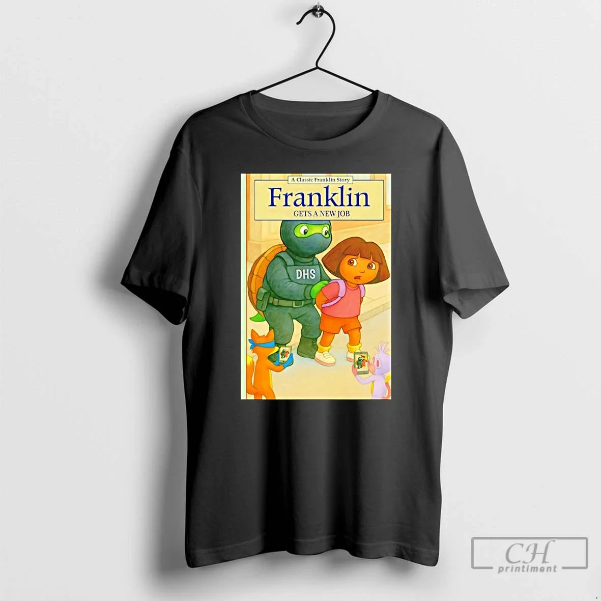 Classic Franklin Gets New Job T-Shirts