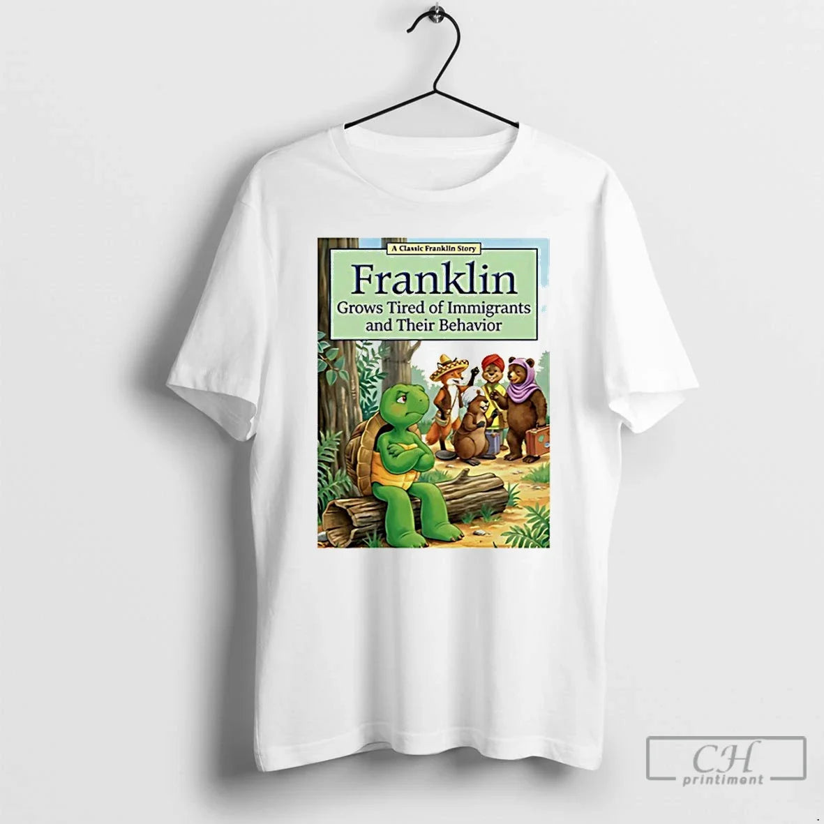 Classic Franklin Grows Tired Immigrants Their Behavior T-Shirts