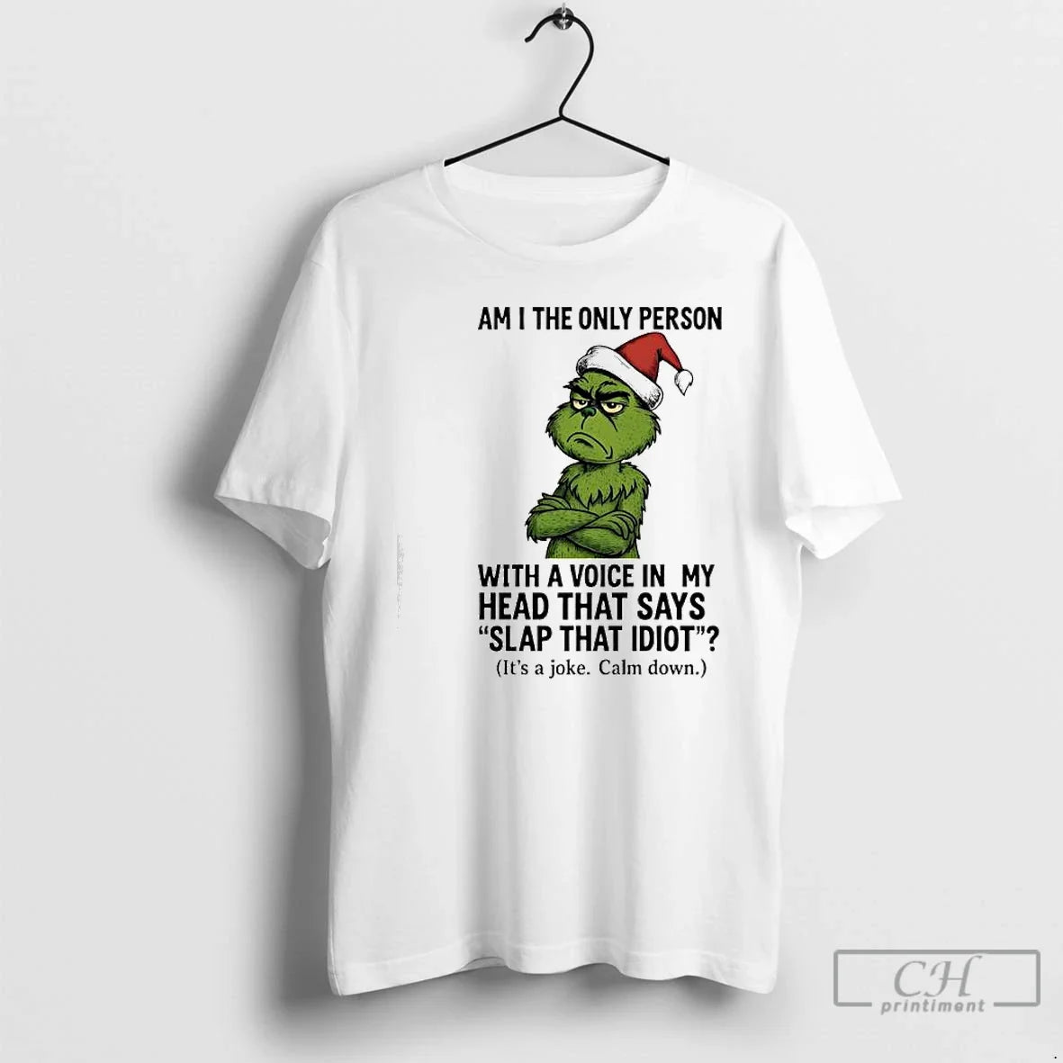 Classic Grinch Am I Only Person Voice My Head That Says T-Shirts