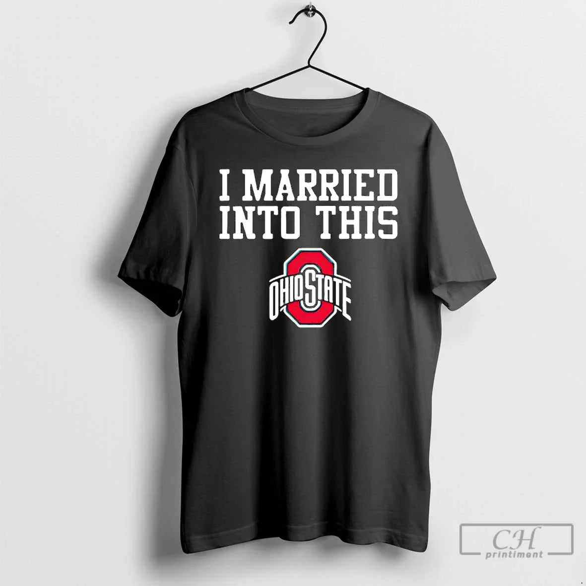 Classic I Married This Ohio State Logo T-Shirts