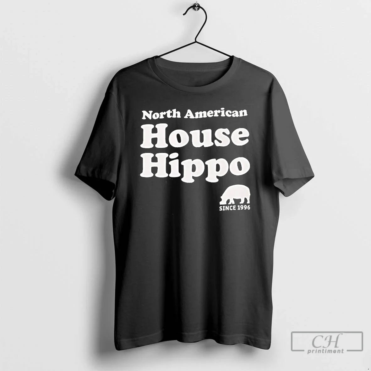 Classic North American House Hippo Since 1996 T-Shirts
