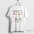 Classic Nursing Slang Alphabet T-Shirts