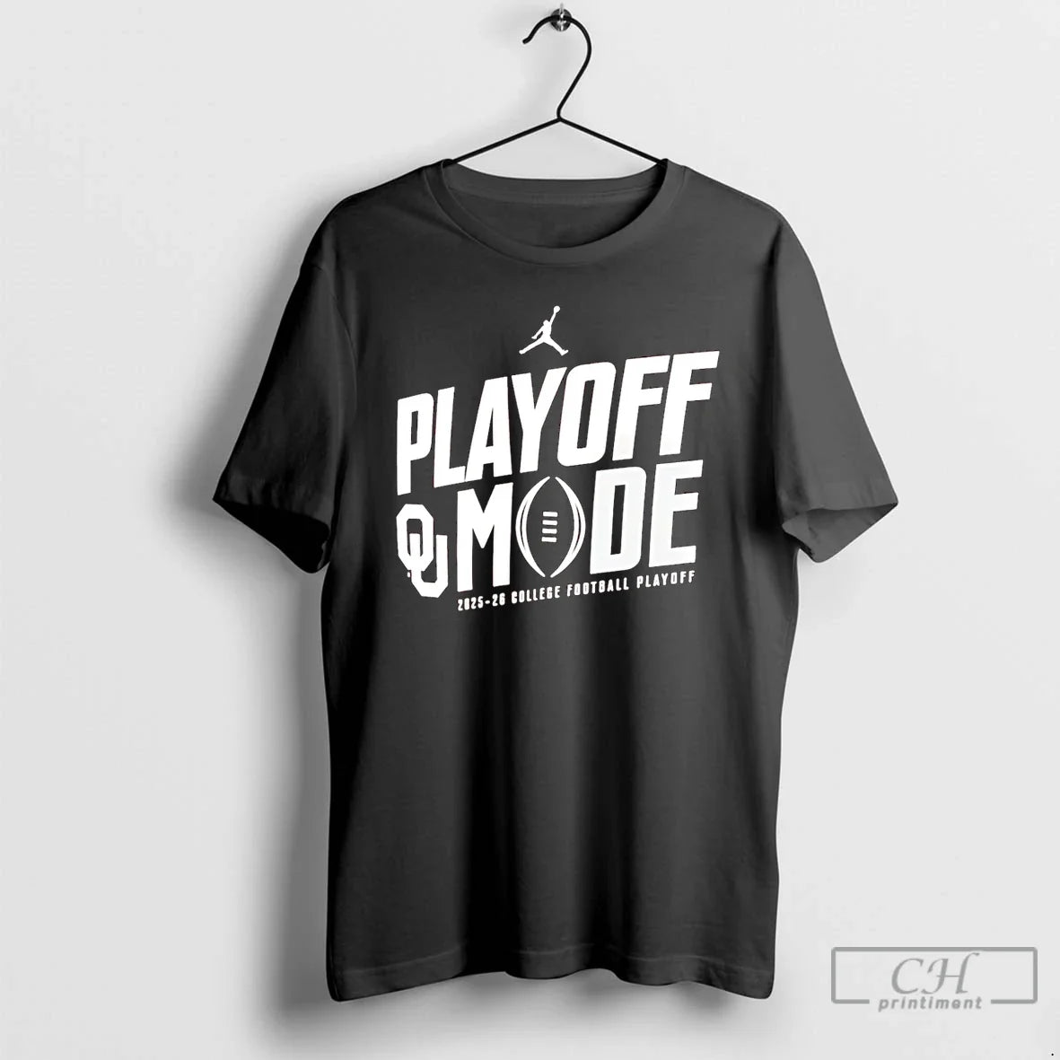 Classic Oklahoma Sooners 2025 26 College Football Playoff Mode Pass Protection T-Shirts