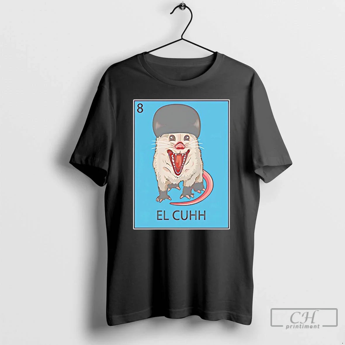 Classic Possum El Cuhh Takuache Loteria T-Shirts