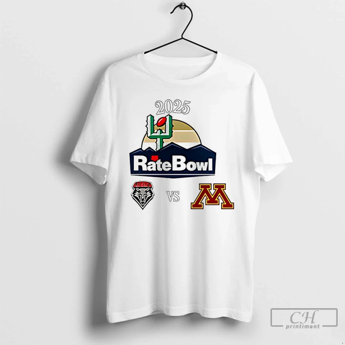 Classic Rate Bowl 2025 New Mexico Vs Minnesota T-Shirts