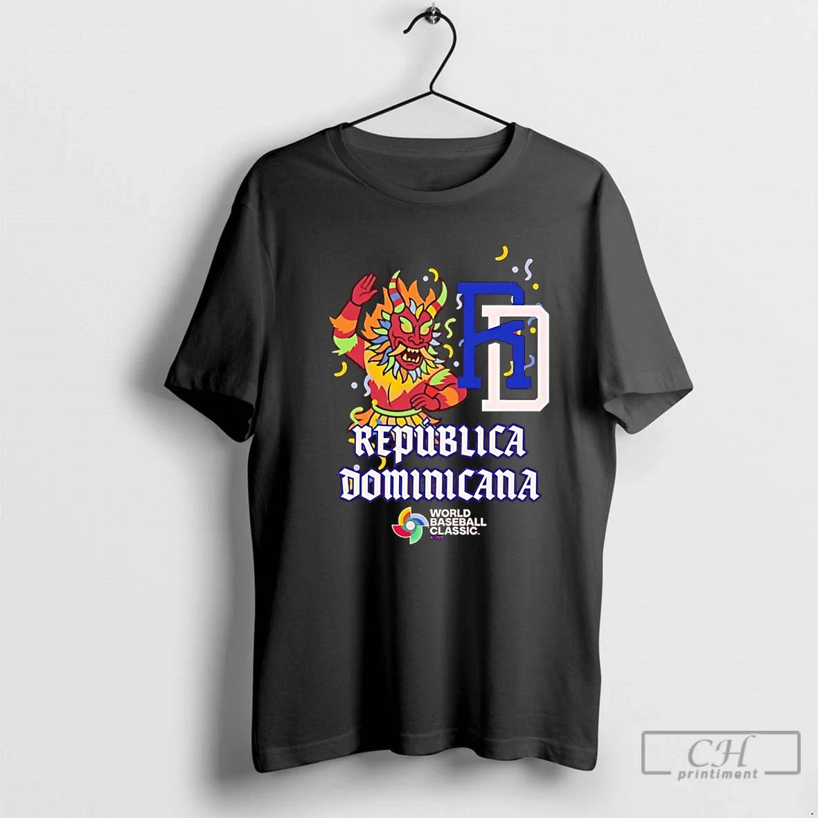Classic Republica Dominicana 2025 World Baseball Classic Scarlet T-Shirts