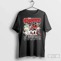 Classic Texas Tech Red Raiders 100th Anniversary 1925 2025 Signatures T-Shirts