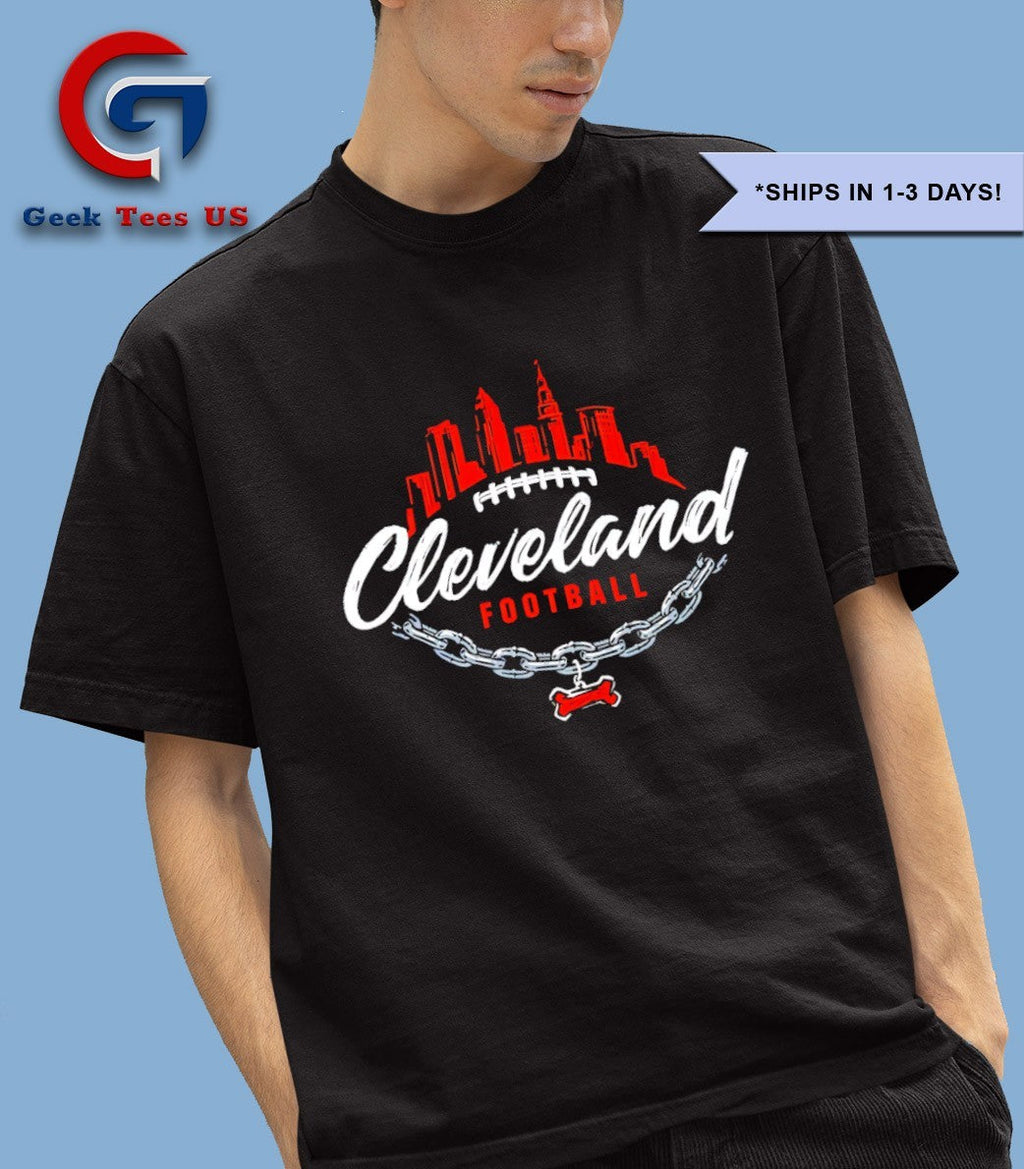 Cleveland Browns script skyline chain shirt Unisex , , , Long Sleeve Tee