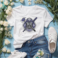 Colorado Rockies Fire Department FD Logo Baseball Fans First Responders White T Shirt