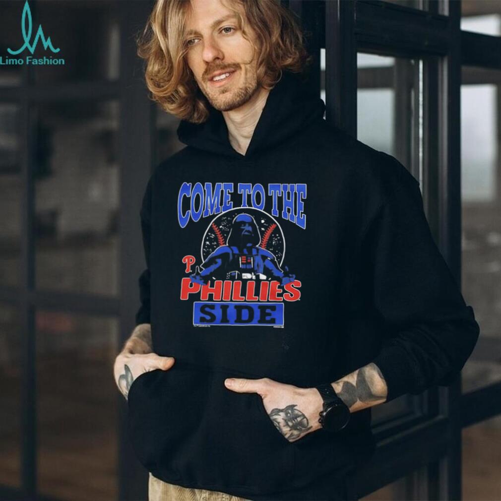 Come To The Phillies Side Darth Vader Philadelphia Baseball T Shirt