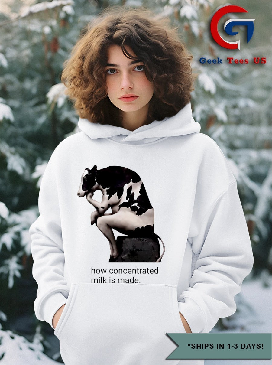 Cow how concentrated milk is made shirt Unisex , , , Long Sleeve Tee
