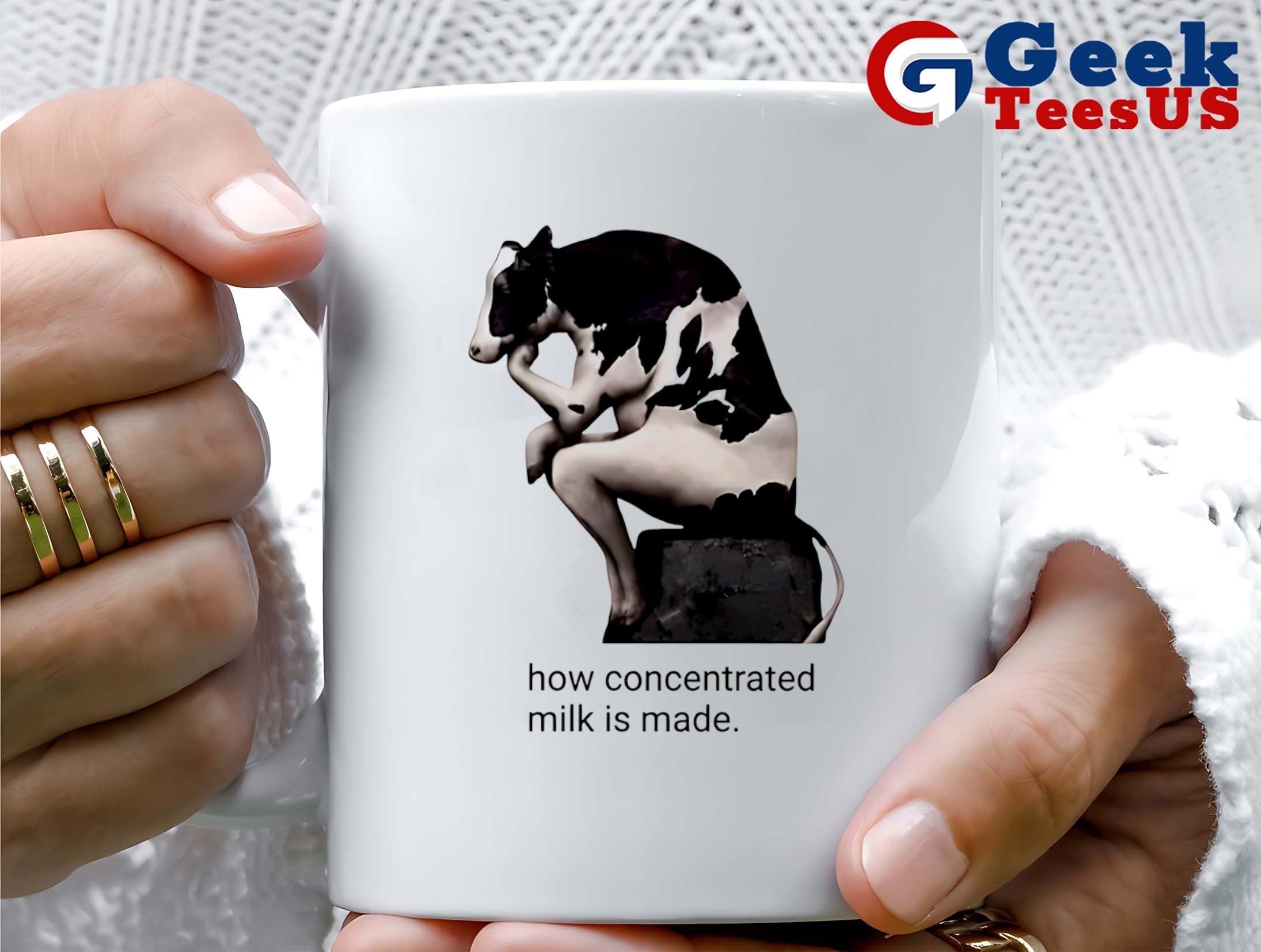 Cow how concentrated milk is made shirt Unisex , , , Long Sleeve Tee