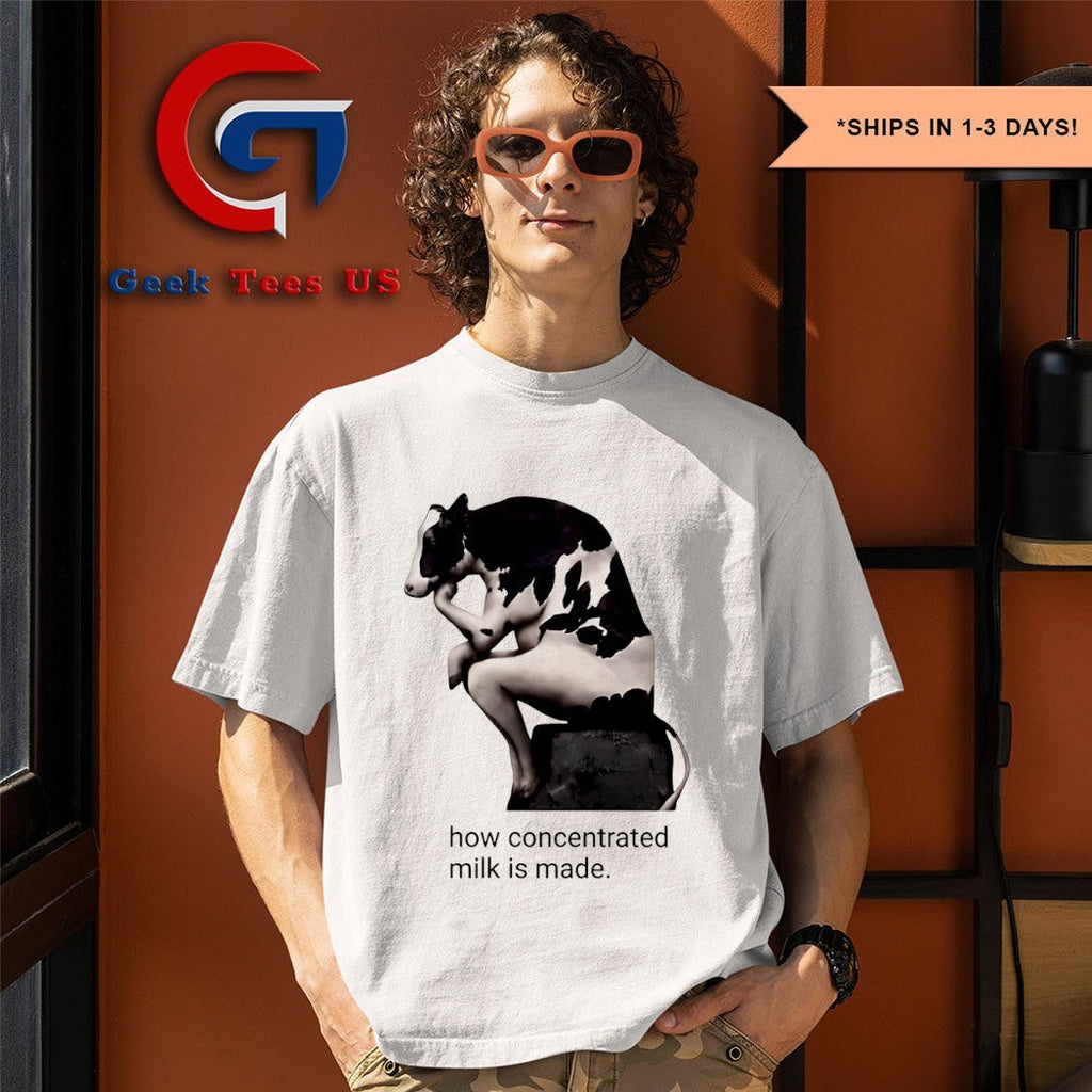 Cow how concentrated milk is made shirt Unisex , , , Long Sleeve Tee