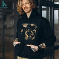 Cowboy German Shepherd Smoking Cigarette Vintage Cattle T Shirt
