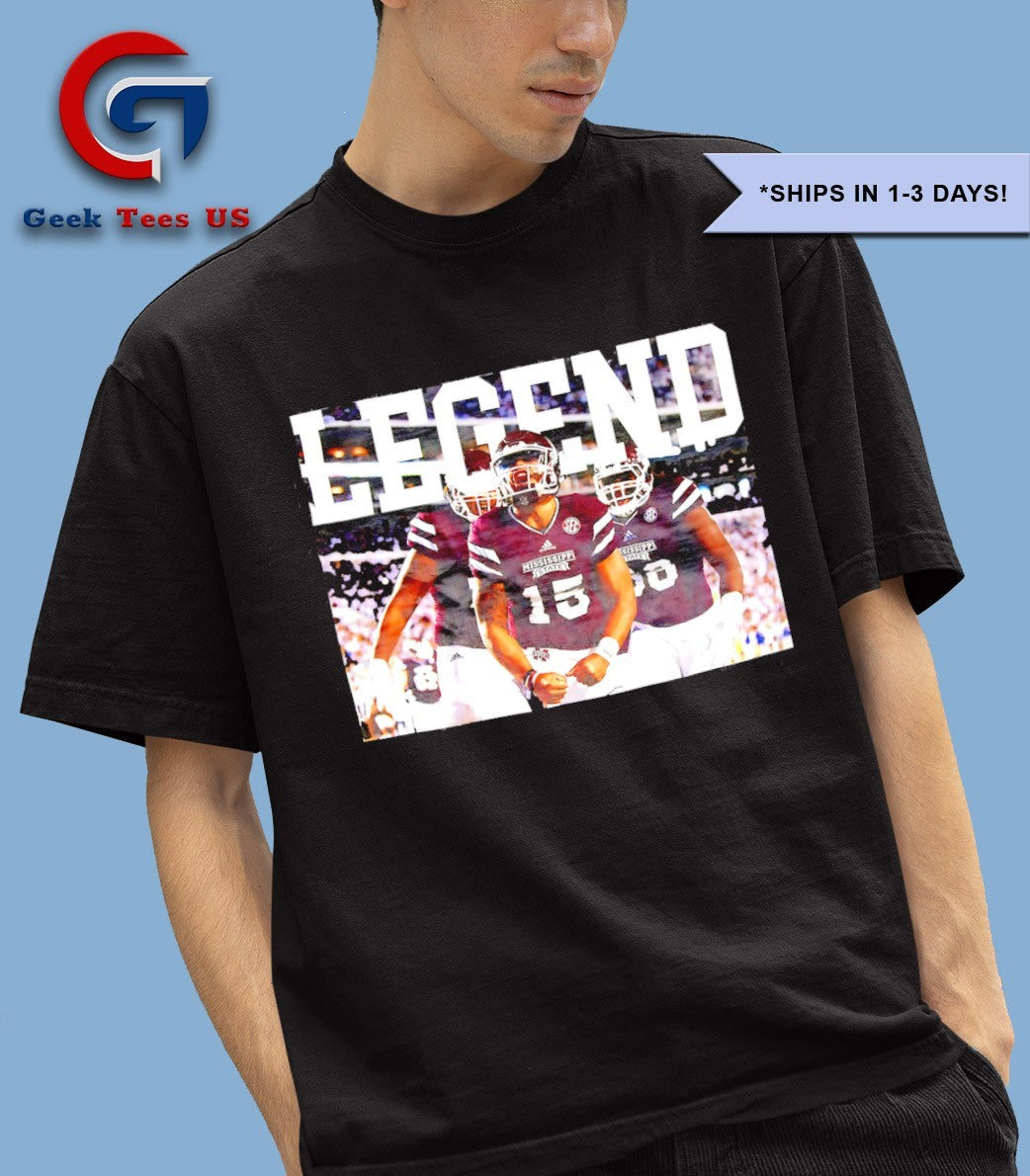 Dak Prescott the Starkville Legend Mississippi State Bulldogs football vintage shirt Unisex , , , Long Sleeve Tee