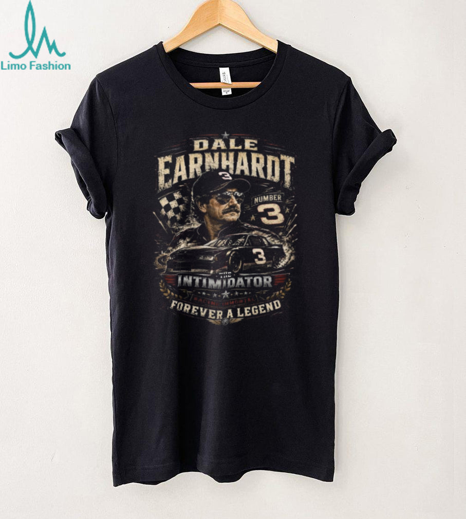 Dale Earnhardt Number 3 The Intimidator Legend Racing T Shirt