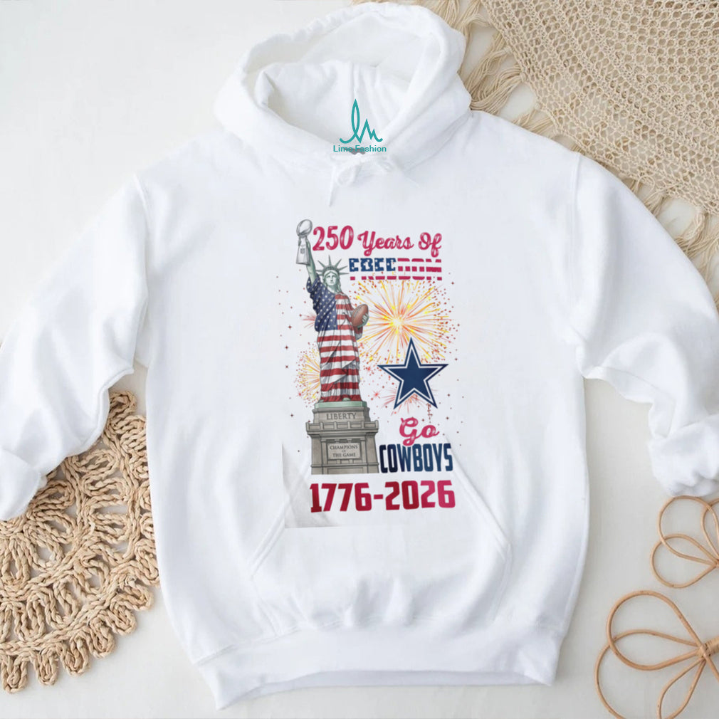 Dallas Cowboys 250 Years of Freedom 1776 2026 America’s Team Liberty T Shirt