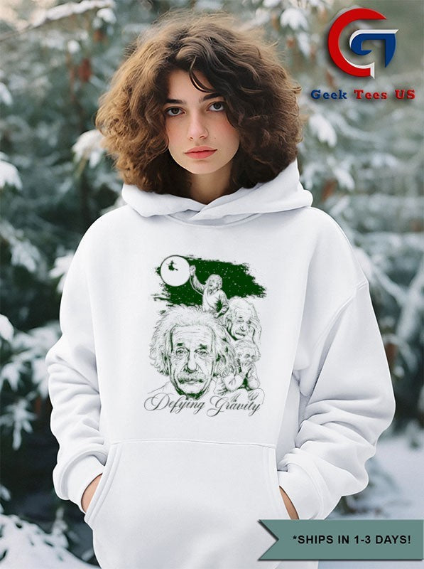 Defying Gravity Albert Einstein shirt Unisex , , , Long Sleeve Tee