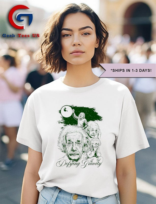 Defying Gravity Albert Einstein shirt Unisex , , , Long Sleeve Tee