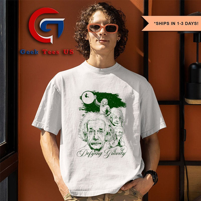 Defying Gravity Albert Einstein shirt Unisex , , , Long Sleeve Tee
