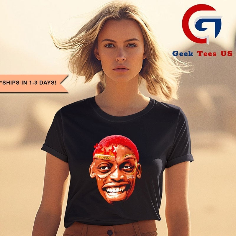 Dennis Rodman big head crazyhead Bad Boy shirt Unisex , , , Long Sleeve Tee
