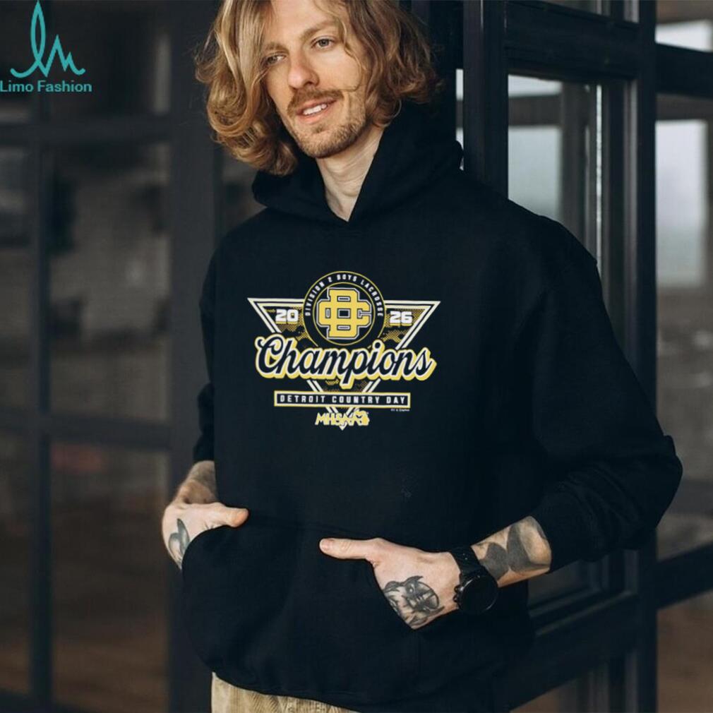 Detroit Country Day 2026 MHSAA Boys Lacrosse D2 Champions shirt