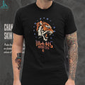 Detroit Tigers Motor City Baseball Tiger Head Vintage Logo T Shirt