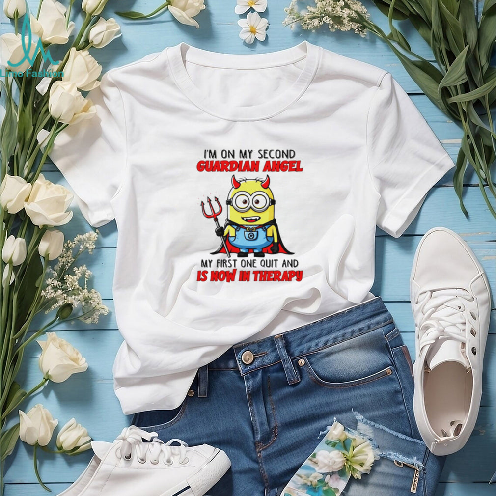 Devil Minion Second Guardian Angel In Therapy Funny T Shirt