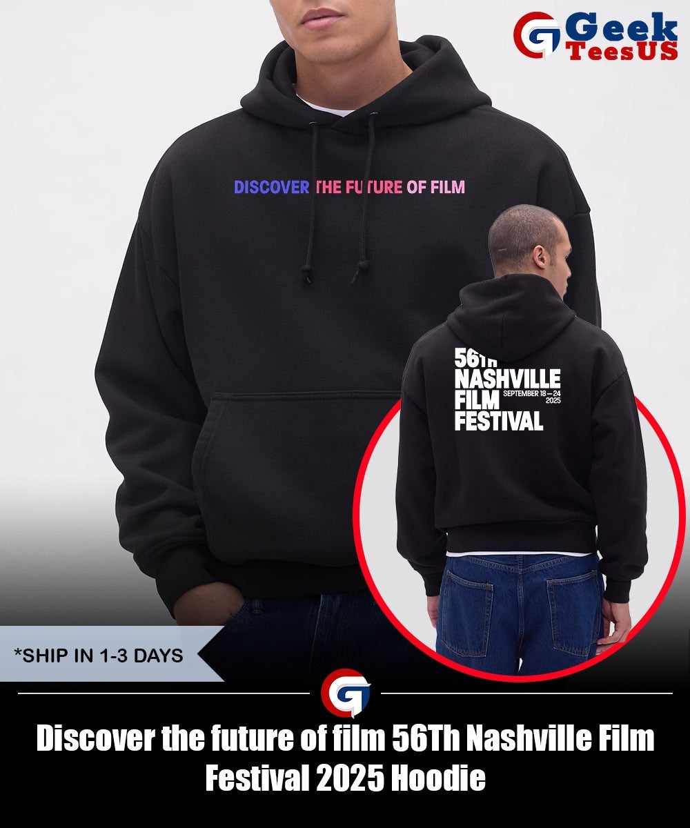 Discover the future of film 56Th Nashville Film Festival 2025 shirt Unisex , , , Long Sleeve Tee