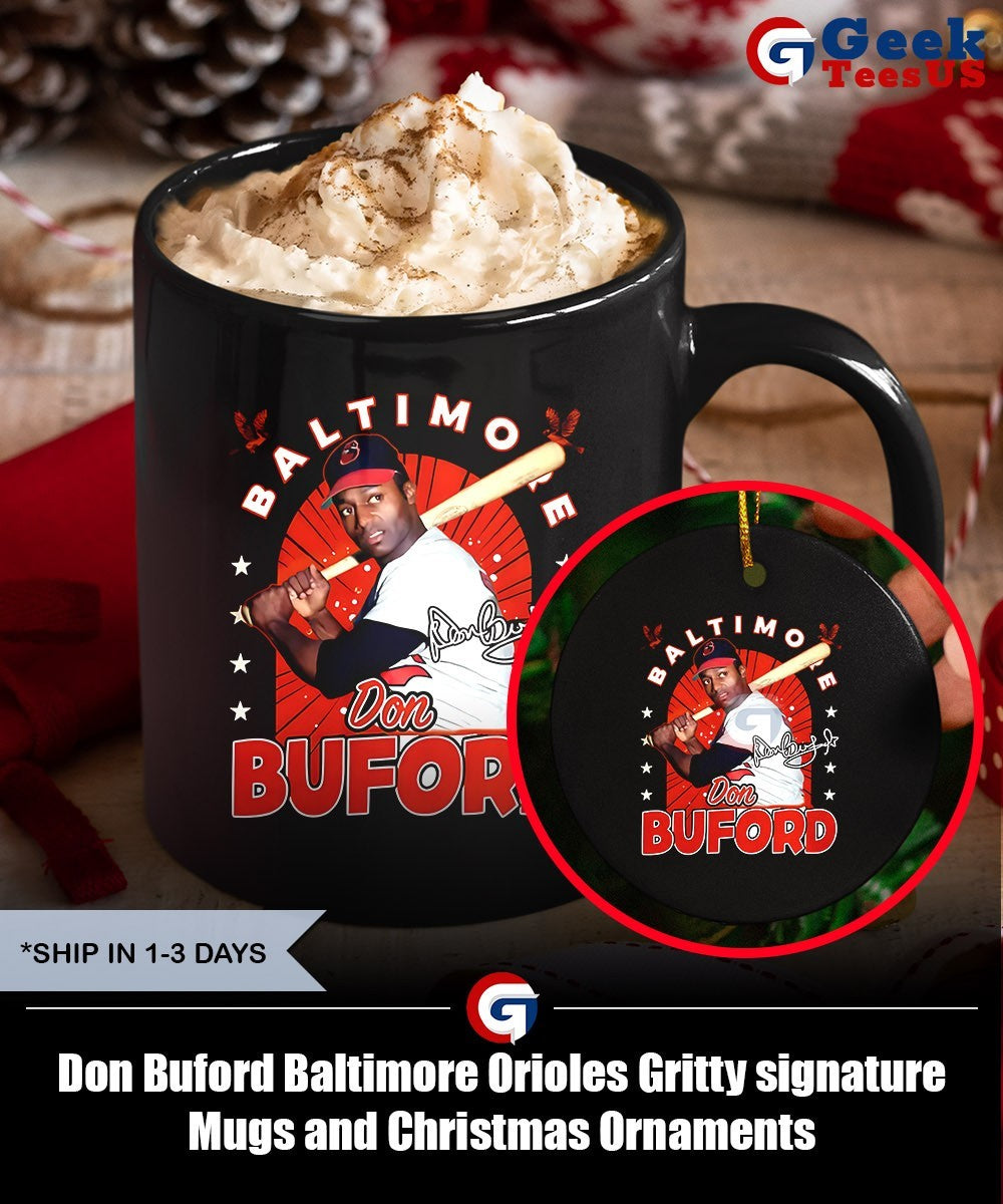 Don Buford Baltimore Orioles Gritty signature shirt Unisex , , , Long Sleeve Tee