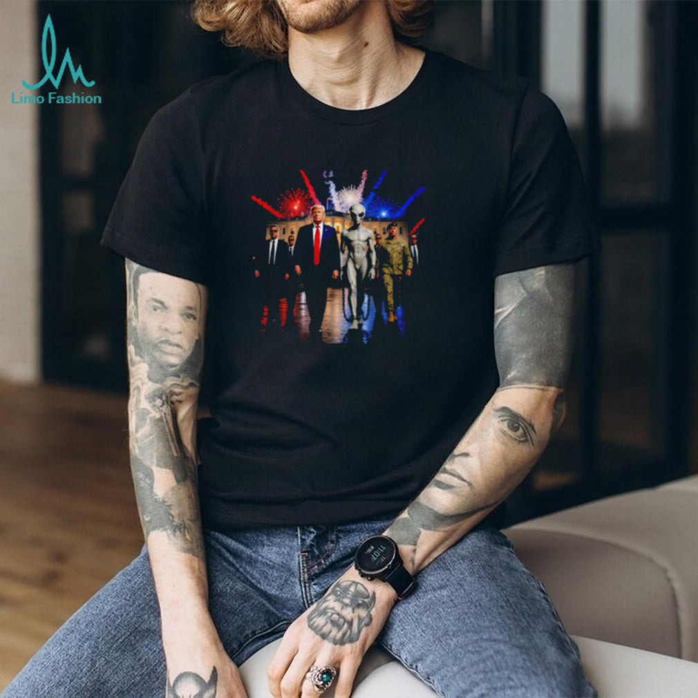 Donald Trump White House Alien Parade Secret Service T Shirt