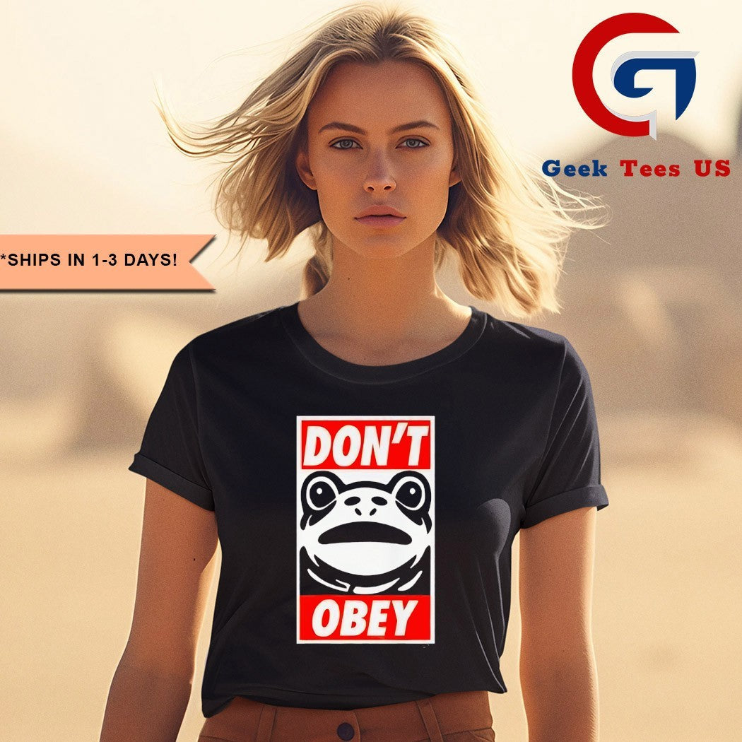 Dont Obey Portland Frog shirt Unisex , , , Long Sleeve Tee