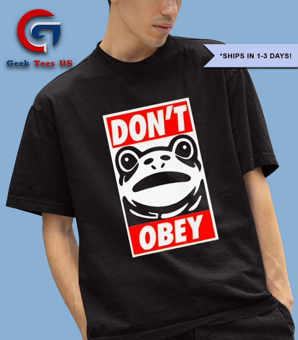 Dont Obey Portland Frog shirt Unisex , , , Long Sleeve Tee