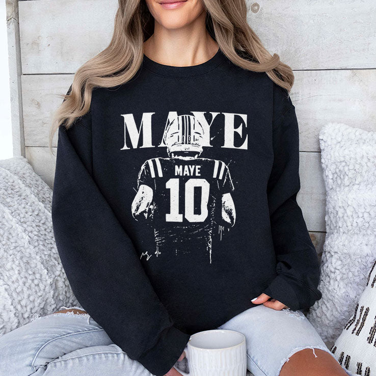 Drake Maye QB Football T Shirt