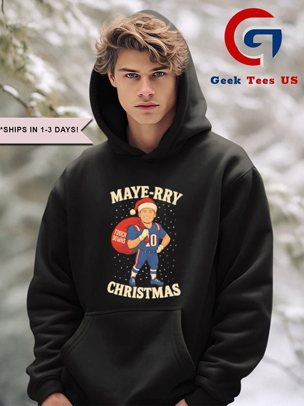 Drake Maye-RRY Christmas shirt Unisex , , , Long Sleeve Tee