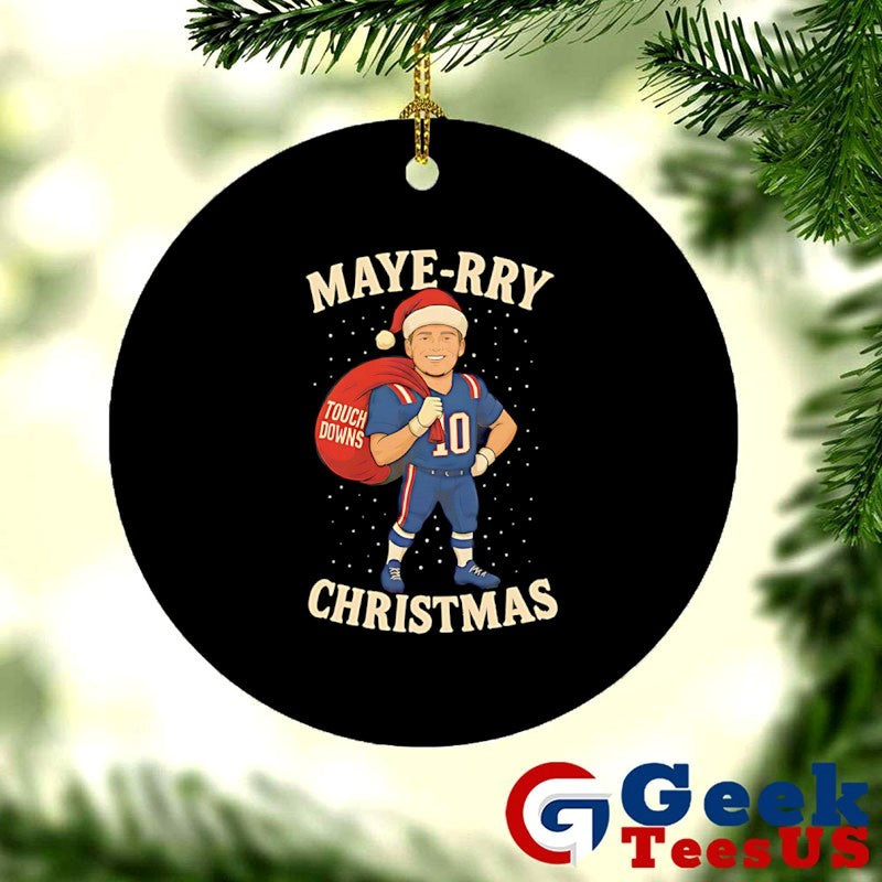 Drake Maye-RRY Christmas shirt Unisex , , , Long Sleeve Tee