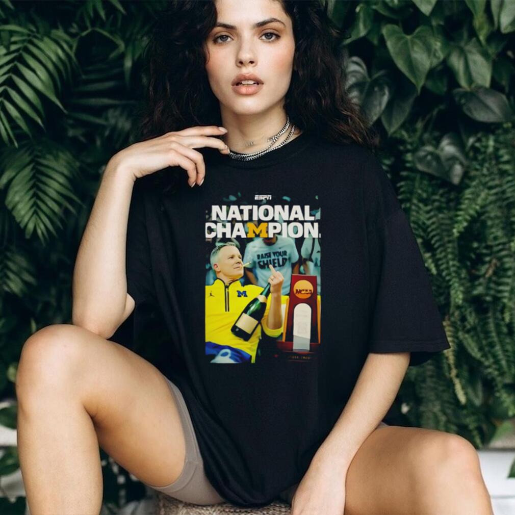 Dusty May Michigan National Champion Cigar Celebration ESPN Parody T Shirt
