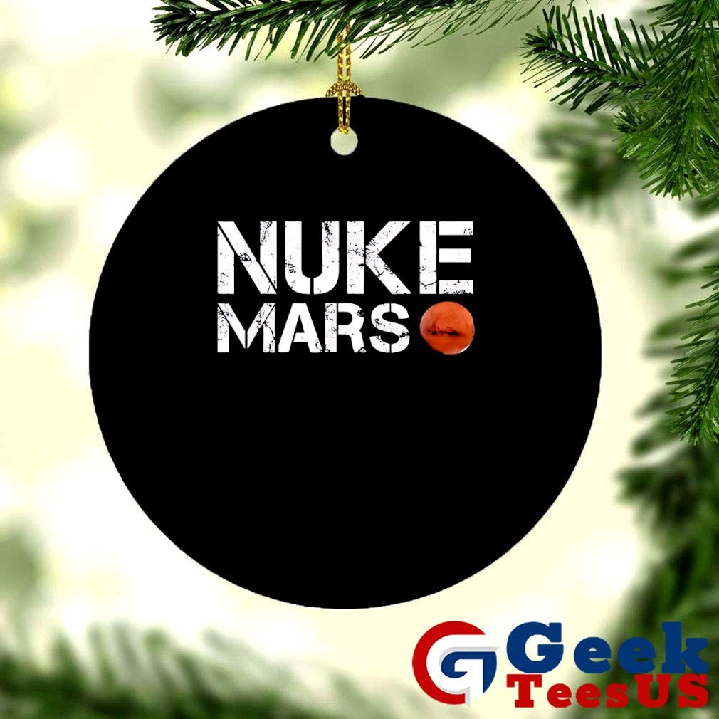 Elon Musk Nuke Mars Planet Solar System Astronomy Space shirt Unisex , , , Long Sleeve Tee
