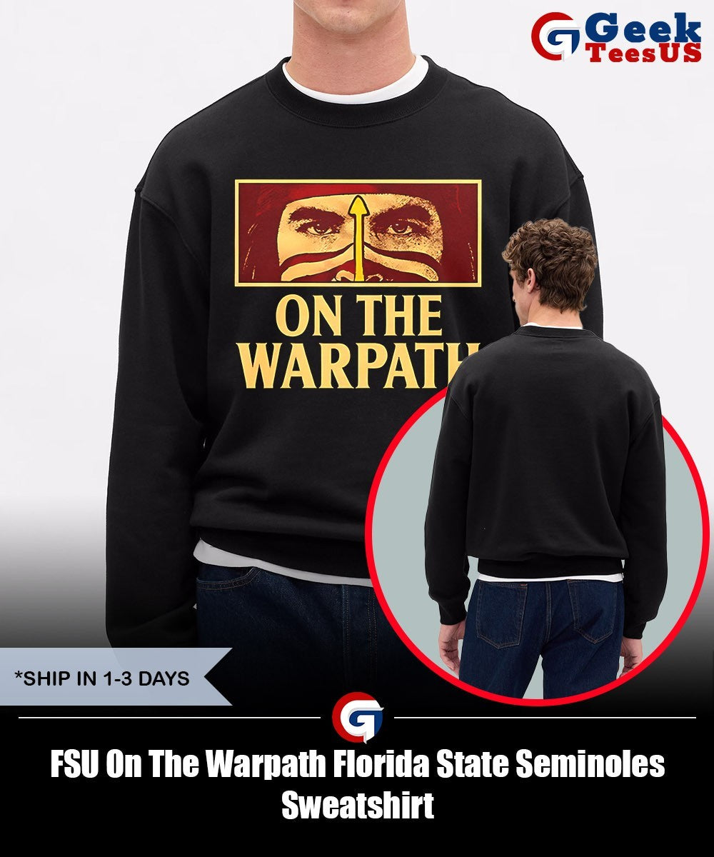 FSU On The Warpath Florida State Seminoles shirt Unisex , , , Long Sleeve Tee