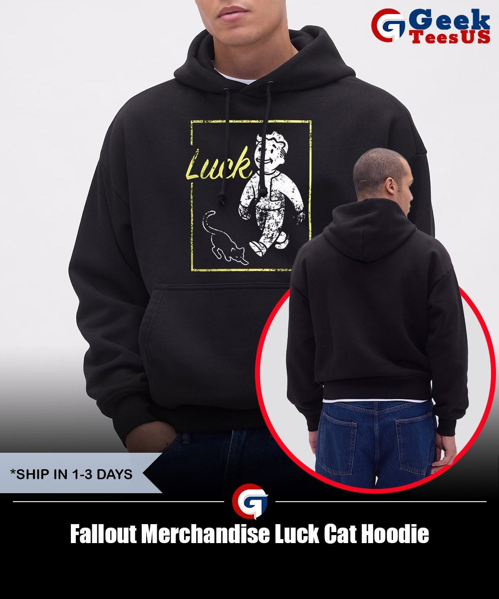 Fallout Merchandise Luck Cat shirt Unisex , , , Long Sleeve Tee