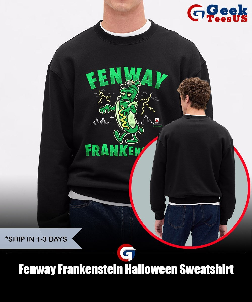 Fenway Frankenstein Halloween shirt Unisex , , , Long Sleeve Tee