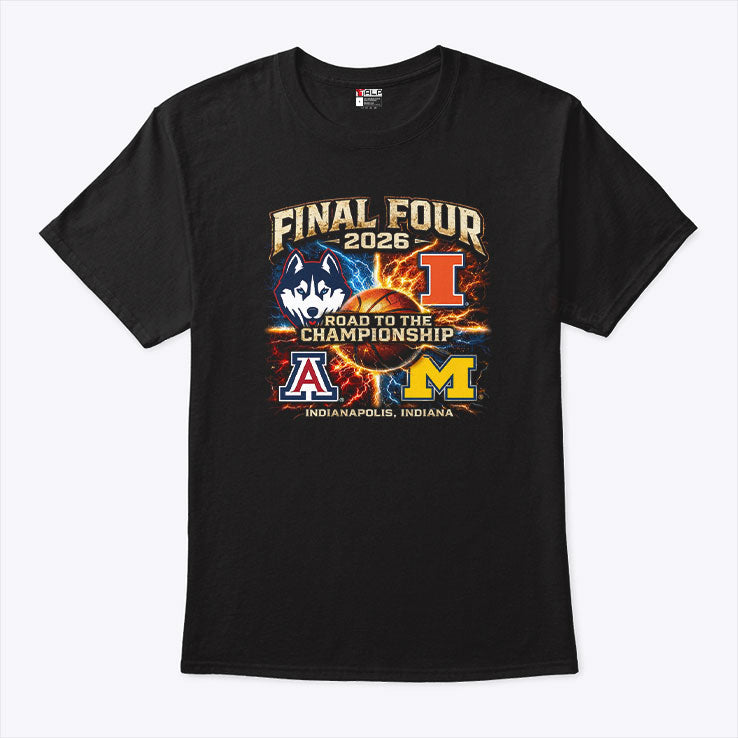 Final Four 2026 Road To The Championship Indianapolis T Shirt