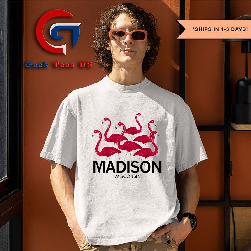Flamingos Madison Wisconsin shirt Unisex , , , Long Sleeve Tee