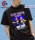 Flat Earth Davis Flat Friends shirt Unisex , , , Long Sleeve Tee
