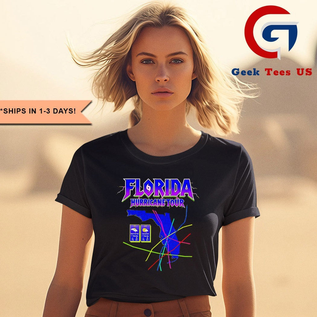 Florida Hurricane Tour shirt Unisex , , , Long Sleeve Tee