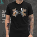 Fly Fishing Trout Skin Under Armour Style Graphic T Shirt