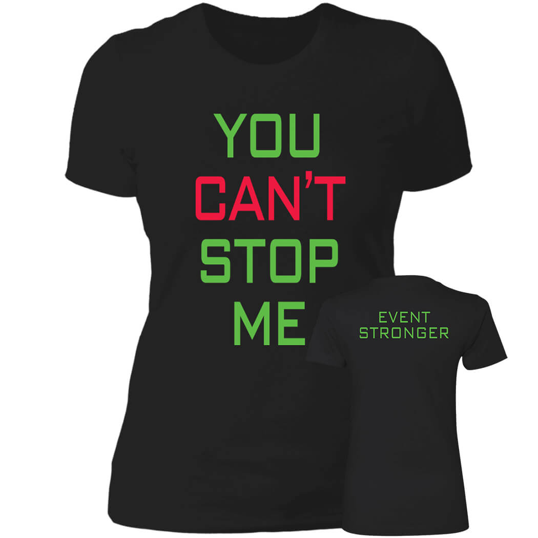 [Font+Back] John Cena You Can’t Stop Me Shirt