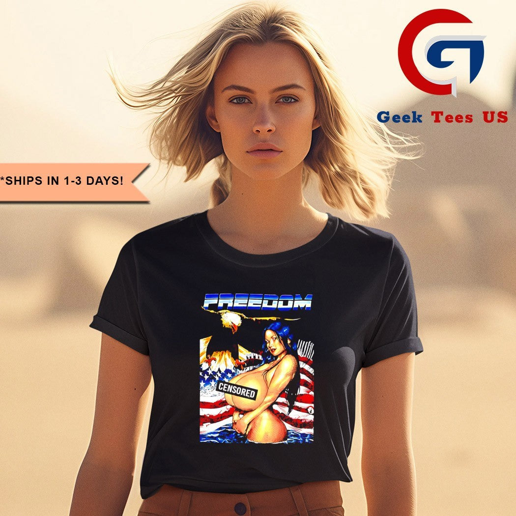Freedom Censored USA shirt Unisex , , , Long Sleeve Tee